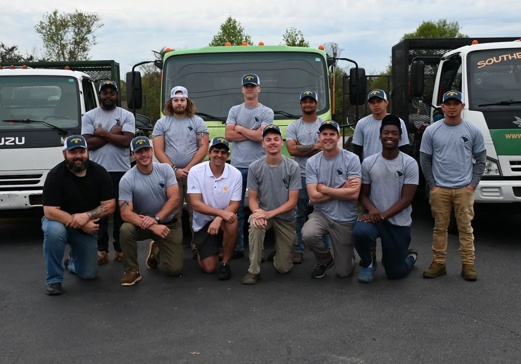 The Southern Lawn Care Team poses for a photo
